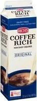 Mängden socker i Coffee rich non-dairy creamer original