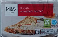 Mängden socker i Unsalted Butter