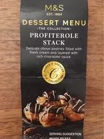 Mängden socker i Profiterole stack