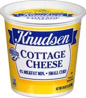 Mängden socker i Knudsen small curd cottage cheese