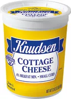 Mängden socker i Knudsen cottage cheese
