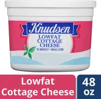 Mängden socker i Knudsen lowfat cottage cheese
