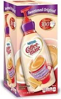 Mängden socker i Nestle coffeemate coffee creamer sweetened original