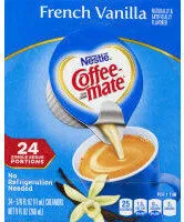 Mängden socker i Nestle single serve portions french vanilla
