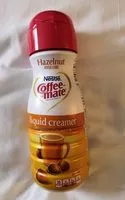 Mängden socker i Hazelnut coffee creamer, hazelnut