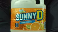 Mängden socker i Sunny d, citrus punch, orange, tangy original
