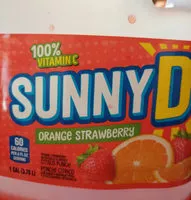 Mängden socker i Citrus punch drink, orange strawberry, orange strawberry