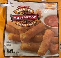 Mängden socker i Breaded mozzarella cheese sticks
