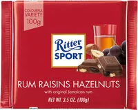 Mängden socker i Rum Raisins Hazelnuts