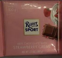 Mängden socker i Milk Chocolate with Strawberry Creme