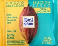 Mängden socker i Cacao Selection Dark Chocolate