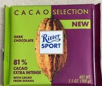 Mängden socker i 81% cacao dark chocolate