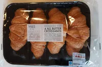 Mängden socker i Reduced far all butter croissants