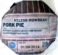 Mängden socker i Melton Mowbray Pork Pie