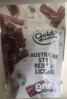 Mängden socker i Australian style red licorice