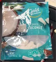 Mängden socker i Dried coconut