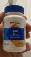 Mängden socker i Zinc 50 mg