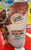 Mängden socker i Coconut praline pecan