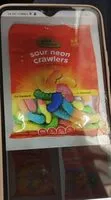 Mängden socker i Gold emblem, sour neon crawlers
