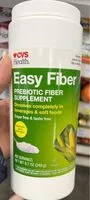 Mängden socker i Cvs health easy fiber