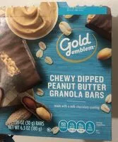 Mängden socker i Chewy dipped peanut butter granola bars