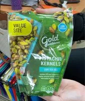Mängden socker i pistachio kernels with sea salt