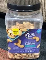 Mängden socker i Fancy whole cashews