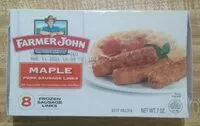 Mängden socker i Maple pork sausage links
