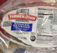 Mängden socker i Smoked sausage