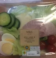 Mängden socker i Egg, Ham & Cherry Tomato Salad