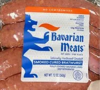 Mängden socker i Smoked Cured Bratwurst