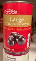 Mängden socker i Large putted ripe Black olives