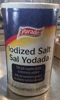 Mängden socker i Lodized salt