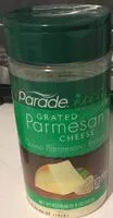 Mängden socker i Grated Parmesan Cheese