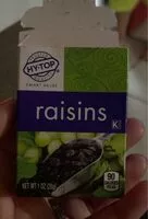 Mängden socker i Raisins