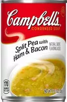 Mängden socker i Campbells condensed split pea with ham soup