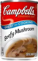 Mängden socker i Campbells condensed beefy mushroom soup