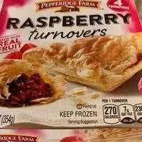 Mängden socker i Raspberry Turnovers 4pk