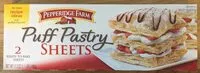 Mängden socker i Puff Pastry Sheets
