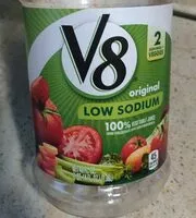 Mängden socker i V8 Original Vegetable Juice - Low Sodium