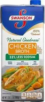 Mängden socker i Swansonnatural goodness chicken broth