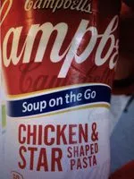 Mängden socker i Campbell& soup on the go chicken & stars microwaveable cup