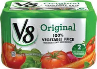 Mängden socker i 100% original vegetable juice