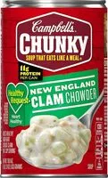 Mängden socker i Chunky healthy request new england clam chowder