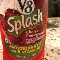 Mängden socker i Splash cherry pomegranate