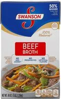 Mängden socker i Swansonbeef broth