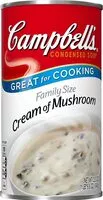 Mängden socker i Condensed family size cream of mushroom soup