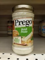 Mängden socker i Prego sauces basil pesto