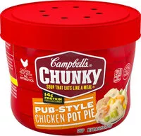 Mängden socker i Campbell& chunky pub-style chicken pot pie soup