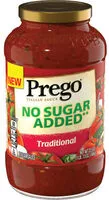 Mängden socker i Prego sauces tomato